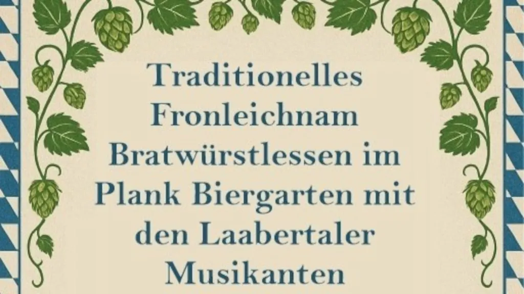 Einladung zum Fronleichnamsfest