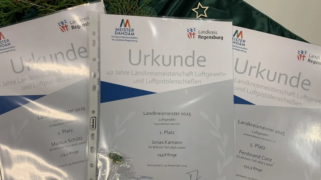 Sieger bei der Landkreismeisterschaft 2025