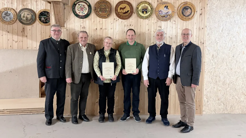 Ehrung treuer Mitglieder